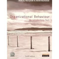 Organizational Behaviour: An Introductory Text