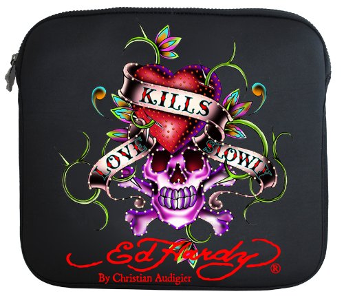 Ed Hardy Bill EC05BILLKS Computer Sleeve 13.3-Inch Black