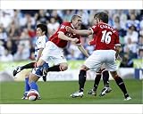 Photographic Print of Seol Ki-Hyeon, Darren Fletcher a Michael Carrick from Reading FC
