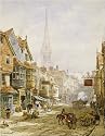 The High Street Salisbury art print 39x30 cm by Louise Rayner