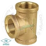 NUSET 1 Brass or Bronze Tee (U130-25)