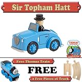 Sir Topham Hatt from Thomas The Tank Engine Wooden Train Set - Free 2 Pieces of Track & Free Thomas the Tank Engine
