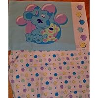 Blues Clues Crib Toddler Fitted Sheet and Pillowcase Bedding New
