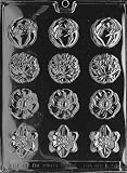 ROUND FLOWER MINTS Flowers, Fruits & Vegitables Candy Mold Chocolate