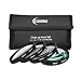 +1 +2 +4 +10 Close-Up Macro Filter Set with Pouch For The Nikon D5000, D3000 Digital SLR Cameras Which Have Any Of These (18-55mm, 55-200mm, 50mm) Nikon Lenses