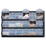 18-Bin Panel Storage - Black