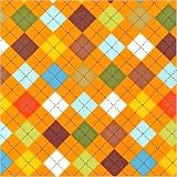 Tivoli Couture Reversible Baby Carrier Slip Cover, Argyle Orange