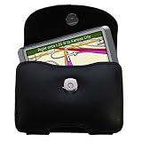 Horizontal Leather Case with Belt Clip/Loop for the Garmin Nuvi 205W