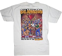 BIG JOHNSON T-SHIRTS - BIG JOHNSON BEER BONGS T-SHIRT - BEER PARTY SHIRT BY BIG JOHNSON