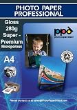 A4 Inkjet Premium Gloss Photo Paper - Heavy Weight - 280gsm x 50 Sheets **Special Deal**