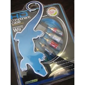KMD Wii HD Component Cable Gold Plated