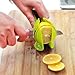 Homegifts Tomato Slicer Clamp Universal Slicer Lemon Slicer Divider Clip Onion Slicer Holder Food Clip Fruit Vegetable Tools Kitchen Utensil(Green)