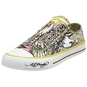 Ed Hardy Men's Lowrise Stencil Sneaker