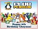Single Source Party Supplies - Club Penguin Cake Edible Icing Image #1 8.25" - Round