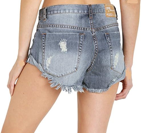 One Teaspoon Bandits Denim Shorts in Dusty, 28