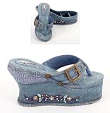 Juliana Tres Chic Denim Shoe Jewellery Box