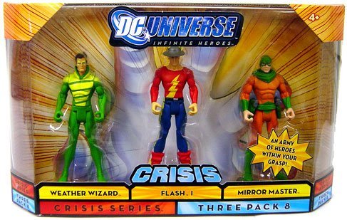 DC Universe Infinite Heroes with Weather Wizard, The Flash, Mirror Master Figures