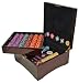 Paulson World Tophat & Cane 750 Clay Chips with Mahogany Case