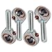 4 Male Rod End 6mm POS6 2 Right and 2 Left Hand Ball Bearings