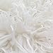 Fake Faux Fur Curly Alpaca 58 Inch Wide Fabric by The Yard (F.E. (White)