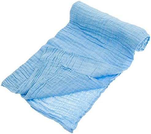 Baby Jar Cotton Muslin Swaddle Blankets - Pack of 2 (Blue & Navy)