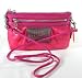 NEW AUTHENTIC COACH POPPY SIGNATURE SMALL SWINGPACK MESSENGER CROSSBODY BAG (Melon/Magenta/Silver)