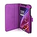 Infiland Folio Leather Case Fit Stand Cover For ASUS MeMO Pad 7 ME170CX 7-Inch Tablet / ASUS MeMO Pad 7 ME70CX 7-Inch / ASUS MeMO Pad 7 ME170C 7-Inch / ASUS Fonepad 7 FE170CG Tablet, Purple