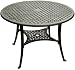 Outdoor Living : Denewood CFC001P Versailles 44" Green Cast Aluminum Round Table