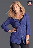 Jessica London Plus Size Lace-Trim Cardigan