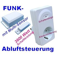 Funk-Abluftsteuerung 3600 Watt mit Funk-Fenstersensor