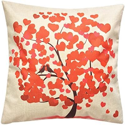 Sunlightsell Colorful Tree of Life Cotton Linen Square Decorative Fashion Throw Pillow Cases18 "X18 "(A4)