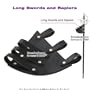 Leather Medieval Sword Frog for Long Swords and Rapiers