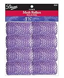 Diane Mesh Hair Rollers Lavender * Size 1-1/2 Diameter X 2-1/2 Long
