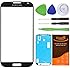 CrazyFire&reg; Black Front Outer Glass Lens Screen Replacement For Samsung Galaxy S4 SIV I9500 L720 I545 I337 M919 R970+Tools Kit+Adhesive Tape