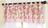 JoJo Designs Window Valance - Pink and Khaki Camo Army Camouflage