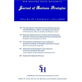 Journal of Business Strategies by