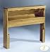 Twin Homelegance Youth Bookcase Headboard in Oak Finish