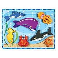 Melissa and Doug Sea Life Wooden Chunky Puzzle