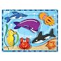 Melissa & Doug Sea Life Wooden Chunky Puzzle