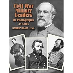 Civil War Military Leaders in Photos: 24 Cards (Card Books)