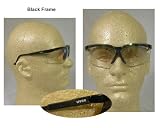 Uvex Genesis Safety Glasses, Earth Frame w/ Indoor/Outdoor Lens
