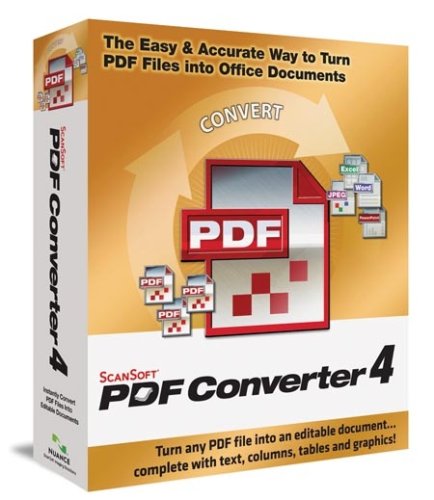 Software: ScanSoft PDF Converter 4 [OLD VERSION]