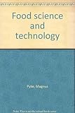 Food science and technology