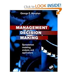 Management Decision Making: Spreadsheet Modeling, Analysis, and Applications (with CD-ROM)