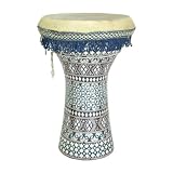 Mosaic Wooden Doumbek, Large