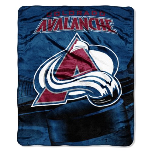 NHL Colorado Avalanche 50-Inch-by-60-Inch Micro Raschel Plush Throw 