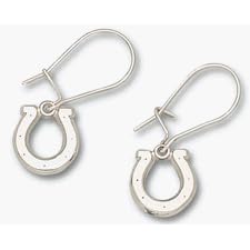 Indianapolis Colts Sterling Silver Dangle Earrings
