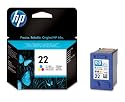HP Original C9352AE Tri-Colour Ink Cartridge No 22 (5 ml)