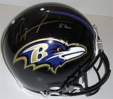 Ray Lewis Autographed/Hand Signed Baltimore Ravens Full Size AUTHENTIC Riddell Proline Helmet