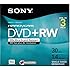 Sony 3DPW30R2HC 3-Pack 8cm DVD+RW with Hangtab